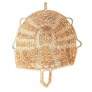 Vintage Large Hand Woven Basket For Display or Hanging